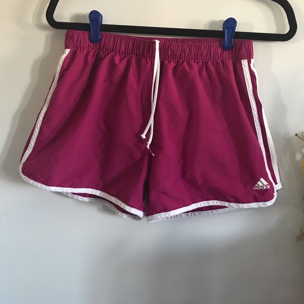 ADIDAS climalite maroon shorts